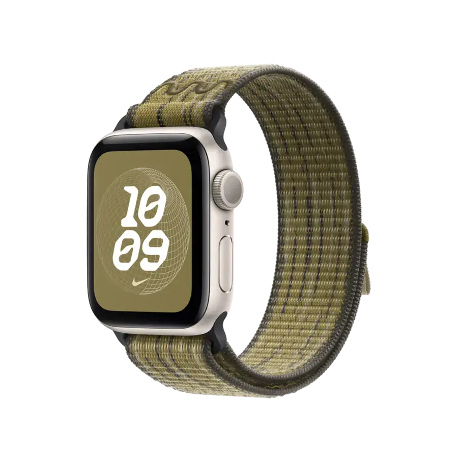 Ремінець Apple Green/Grey Nike Sport Loop для Apple Watch 38/40/41/42mm (MC1H4, MXTY3)