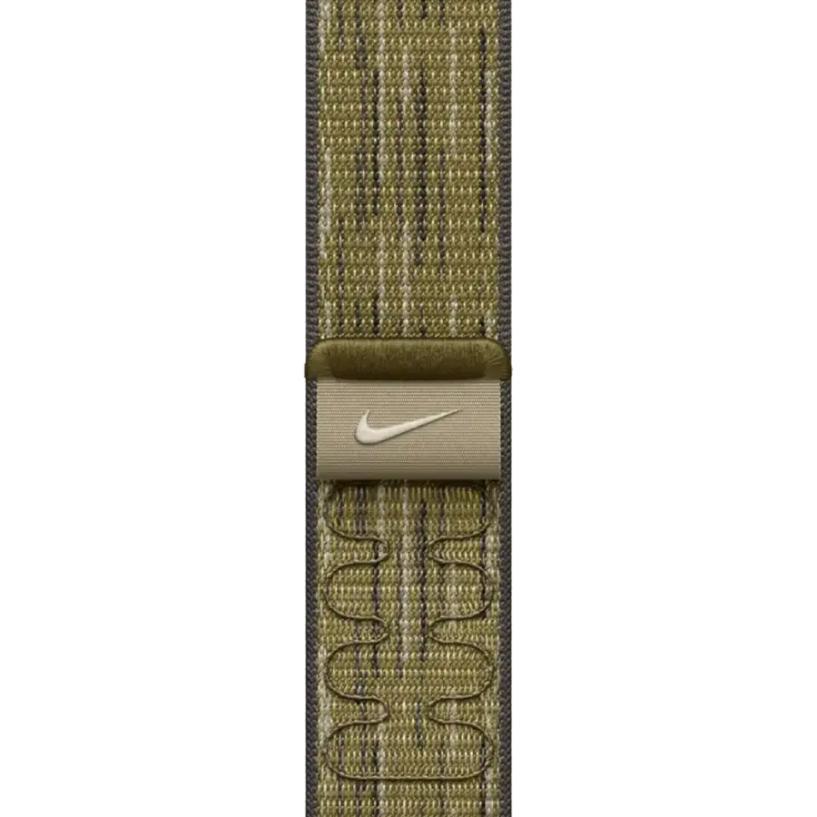 Ремінець Apple Green/Grey Nike Sport Loop для Apple Watch 42/44/45/49mm (MXU33)