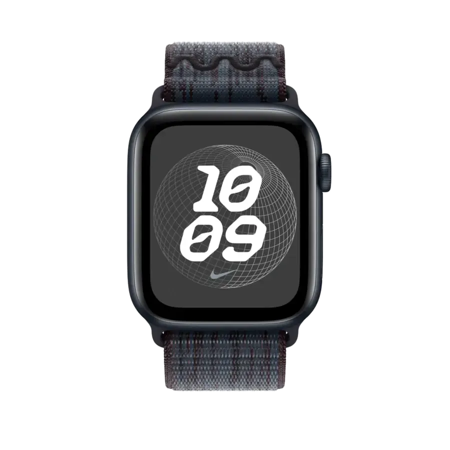 Ремінець Apple Black/Blue Nike Sport Loop для Apple Watch 42/44/45/49mm (MYJD3)
