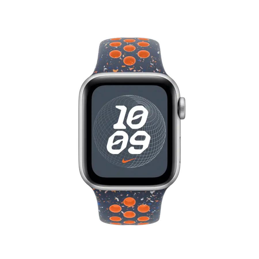 Ремінець Apple Blue Flame Nike Sport Band M/L для Apple Watch 38/40/41/42mm (MC2F4, MYJX3)
