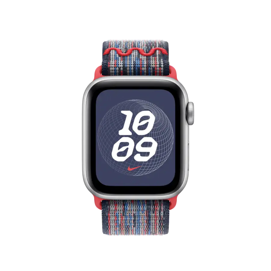 Ремінець Apple Blue/Red Nike Sport Loop для Apple Watch 38/40/41/42mm (MC1J4, MXU03)