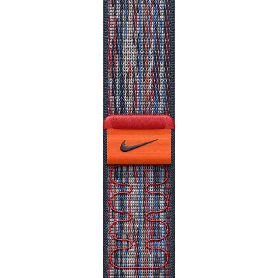 Ремінець Apple Blue/Red Nike Sport Loop для Apple Watch 42/44/45/49mm (MXU43)