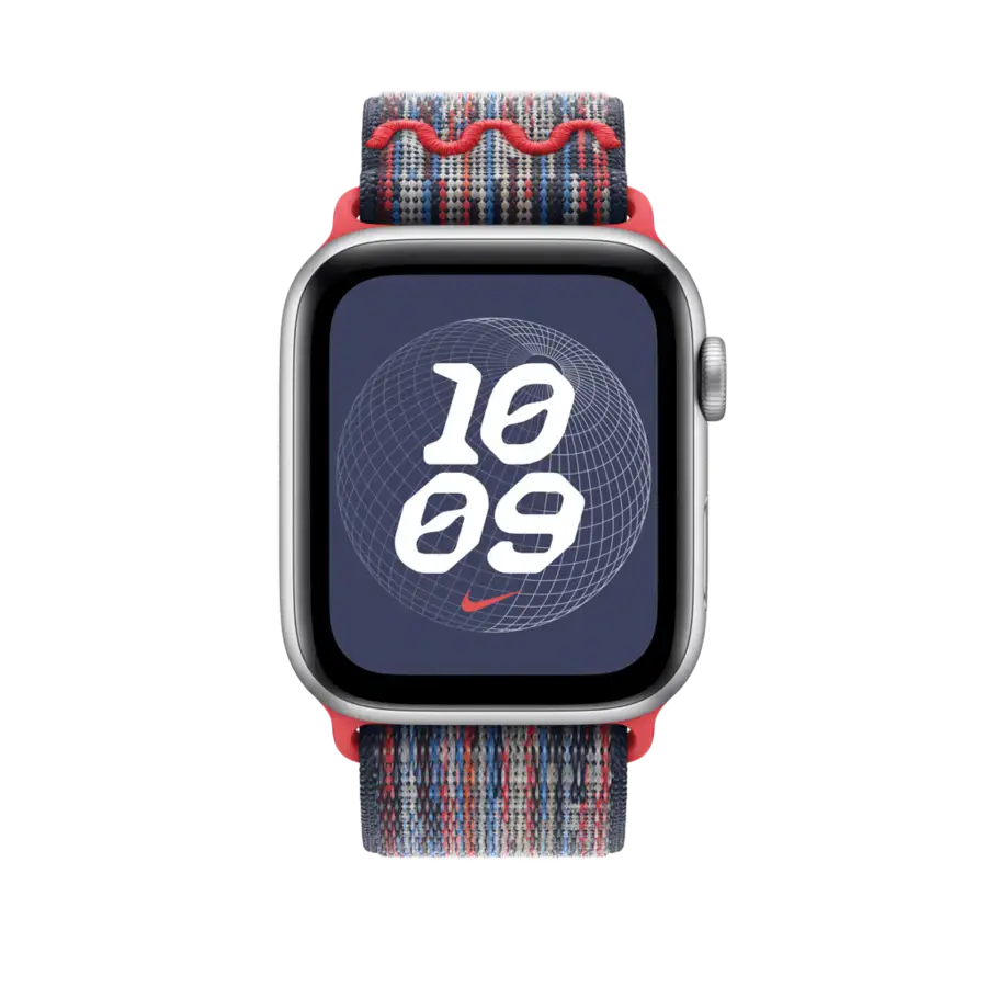 Ремінець Apple Blue/Red Nike Sport Loop для Apple Watch 42/44/45/49mm (MXU43)
