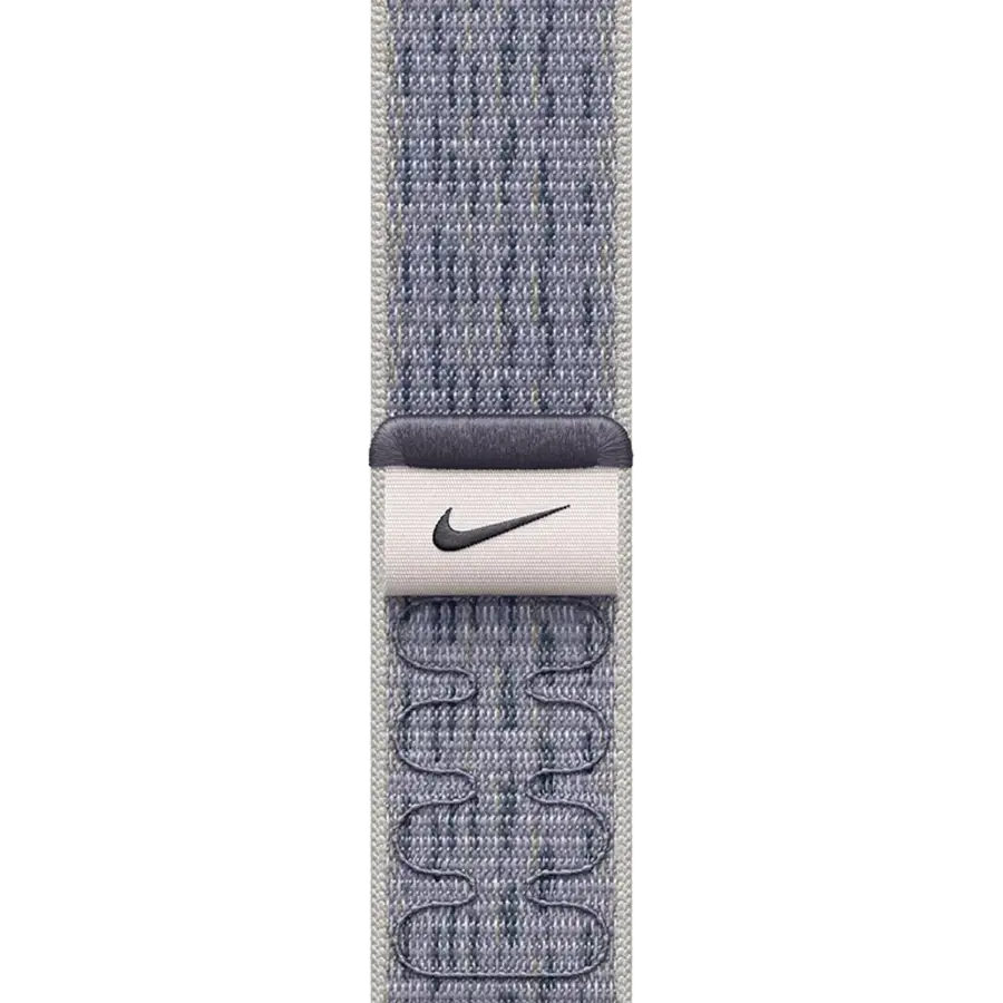 Ремінець Apple Grey/Blue Nike Sport Loop для Apple Watch 42/44/45/49mm (MXU13)