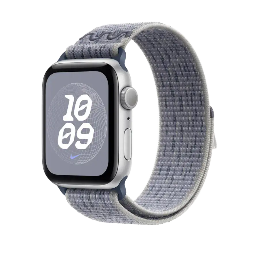 Ремінець Apple Grey/Blue Nike Sport Loop для Apple Watch 42/44/45/49mm (MXU13)