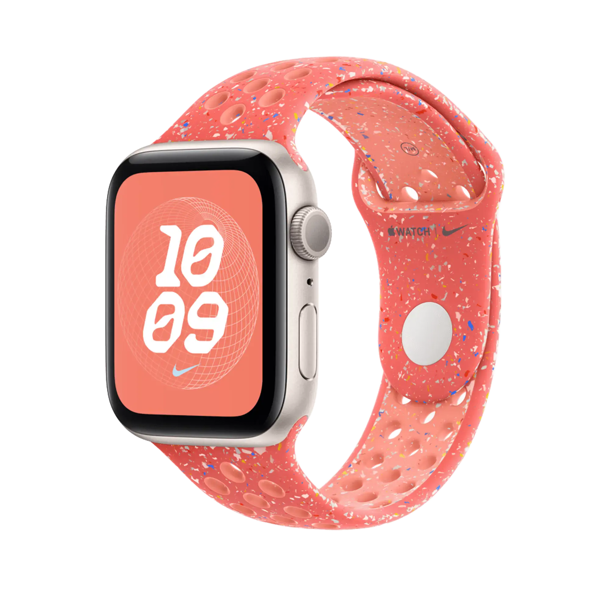 Ремінець Apple Magic Ember Nike Sport Band S/M для Apple Watch 42/44/45/49mm (MYLF3)