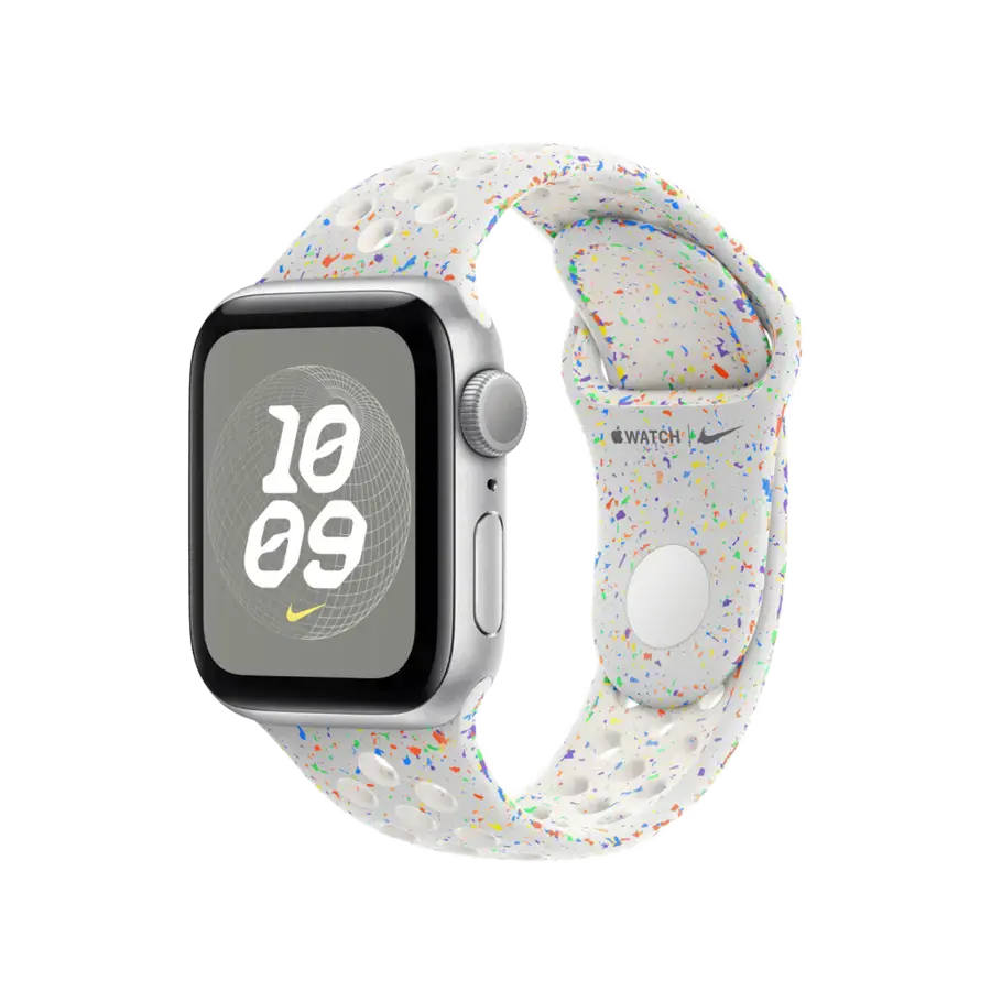 Ремінець Apple Pure Platinum Nike Sport Band S/M для Apple Watch 38/40/41/42mm (MC1V4, MYJM3)