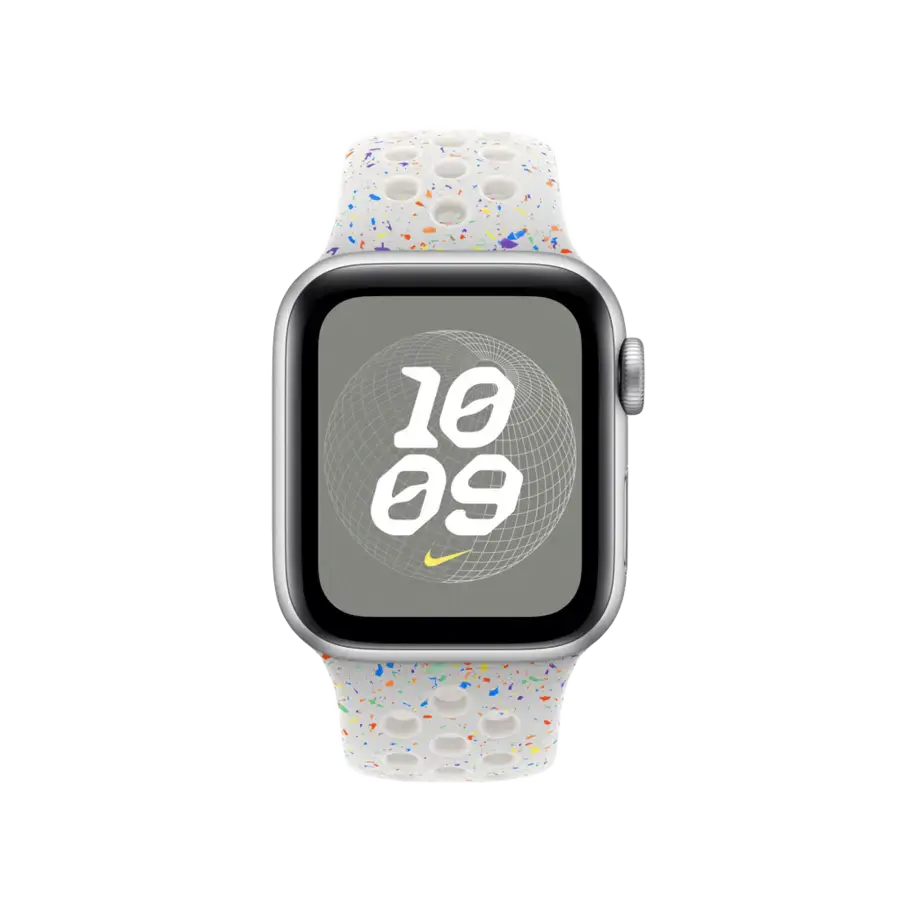 Ремінець Apple Pure Platinum Nike Sport Band S/M для Apple Watch 38/40/41/42mm (MC1V4, MYJM3)
