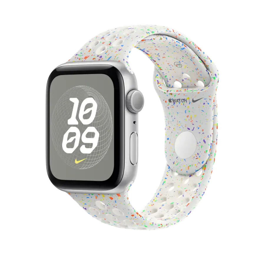 Ремінець Apple Pure Platinum Nike Sport Band S/M для Apple Watch 42/44/45/49mm (MYL43)