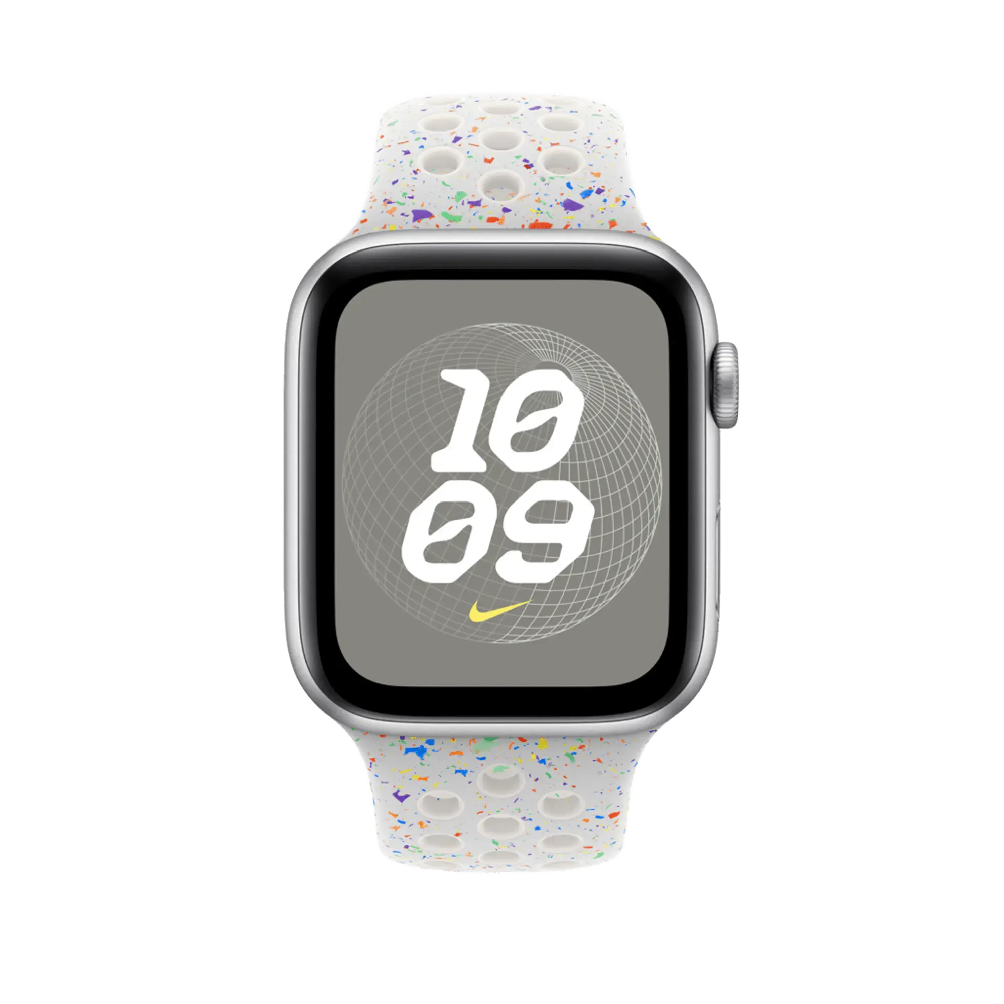 Ремінець Apple Pure Platinum Nike Sport Band S/M для Apple Watch 42/44/45/49mm (MYL43)