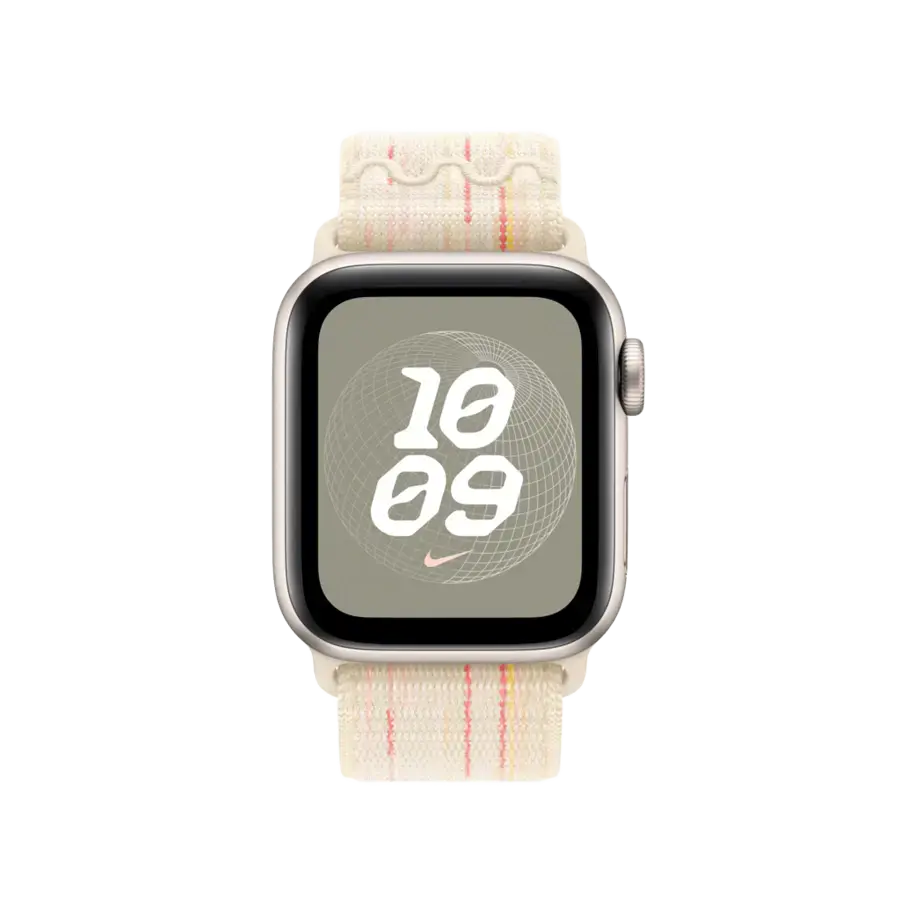 Ремінець Apple Starlight/Pink Nike Sport Loop для Apple Watch 38/40/41/42mm (MC1Q4, MYJC3)