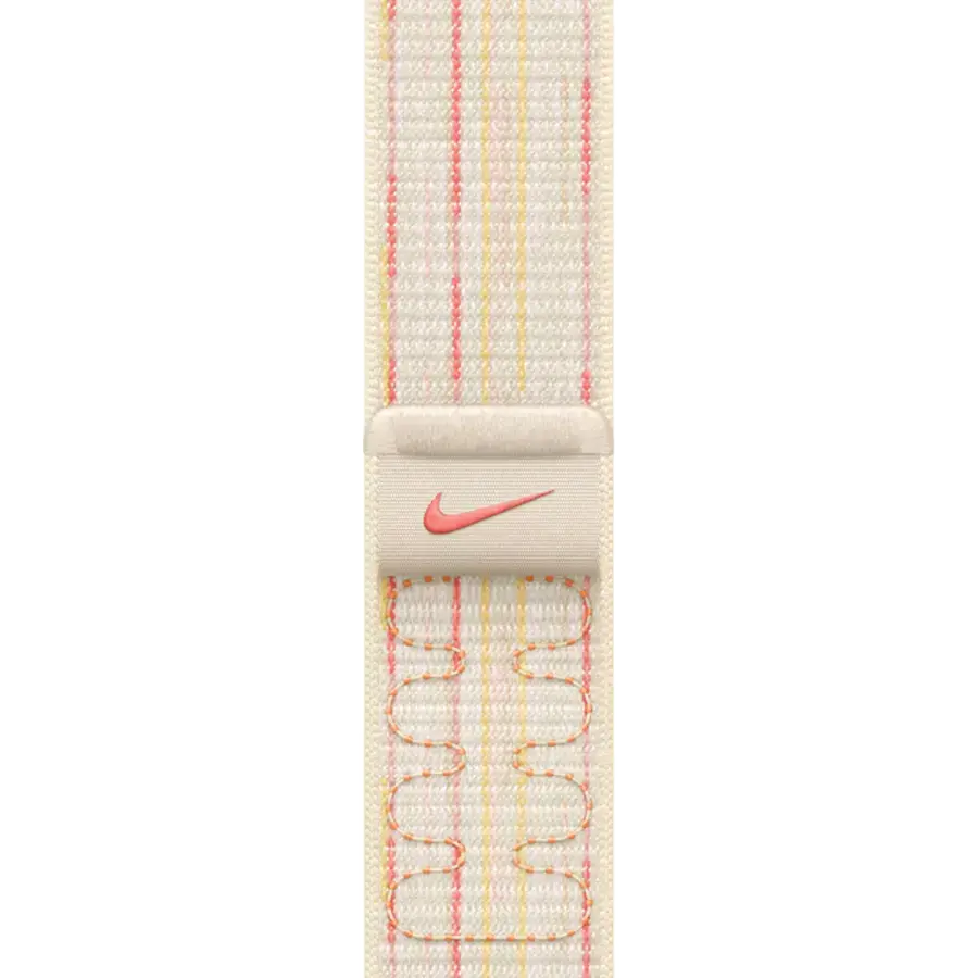 Ремінець Apple Starlight/Pink Nike Sport Loop для Apple Watch 42/44/45/49mm (MYJE3)