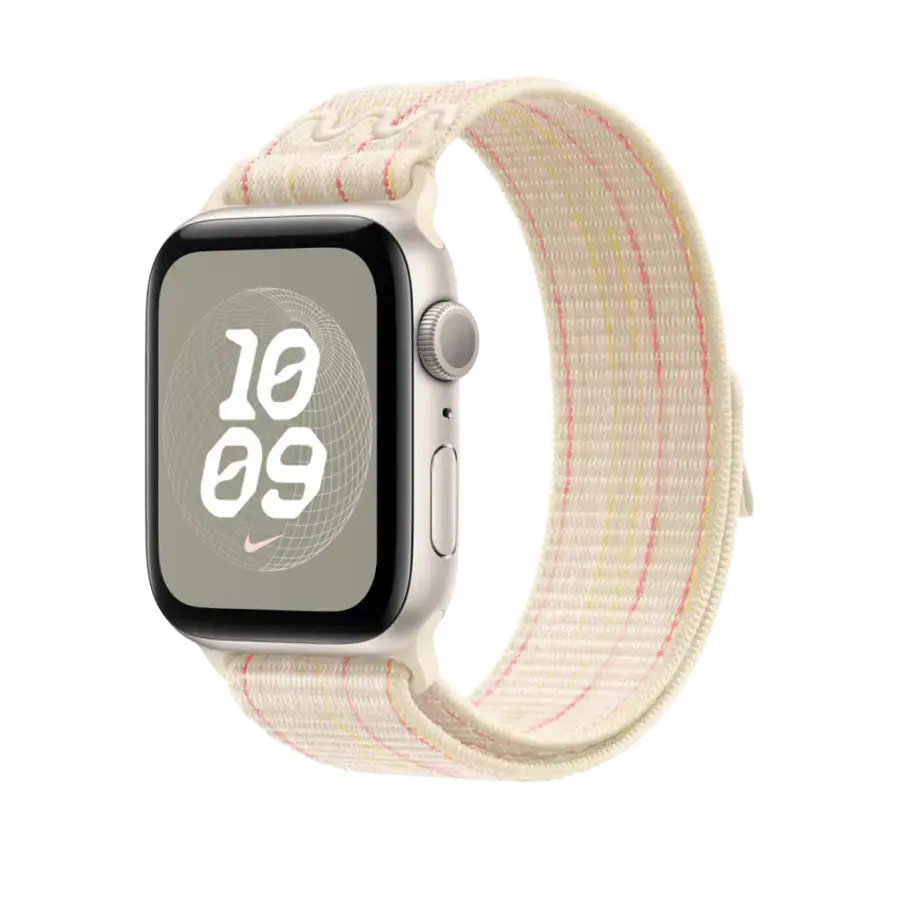 Ремінець Apple Starlight/Pink Nike Sport Loop для Apple Watch 42/44/45/49mm (MYJE3)