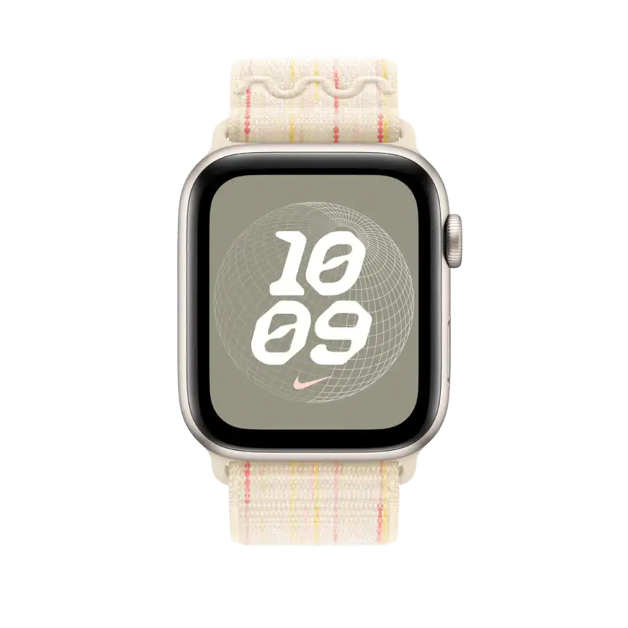 Ремінець Apple Starlight/Pink Nike Sport Loop для Apple Watch 42/44/45/49mm (MYJE3)