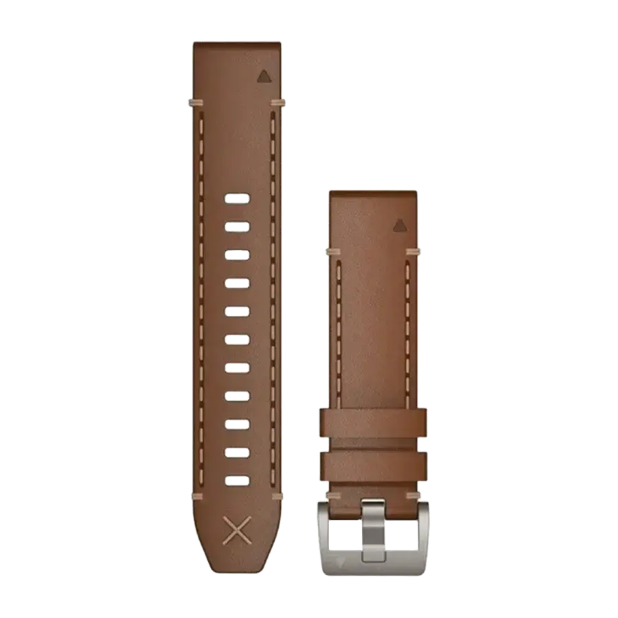 Ремінець Garmin QuickFit 22 Italian Vacchetta Leather Strap (010-12738-04)