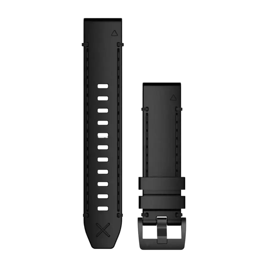 Ремінець Garmin QuickFit 22 Leather Strap - Black (010-12738-19)