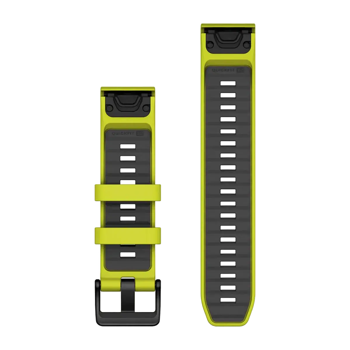 Ремінець Garmin QuickFit 22 Watch Bands Silicone - Amp Yellow/Graphite (010-13392-08)