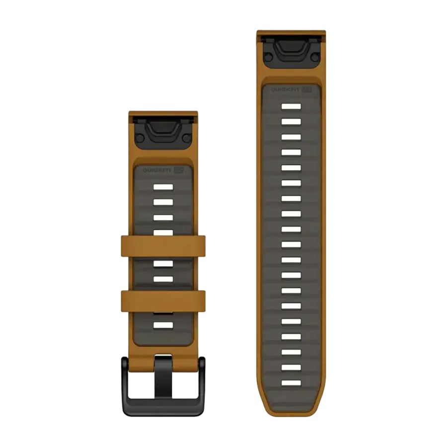 Ремешок Garmin QuickFit 22 Watch Bands Silicone - Autumn/Pebble Gray (010-13392-03)