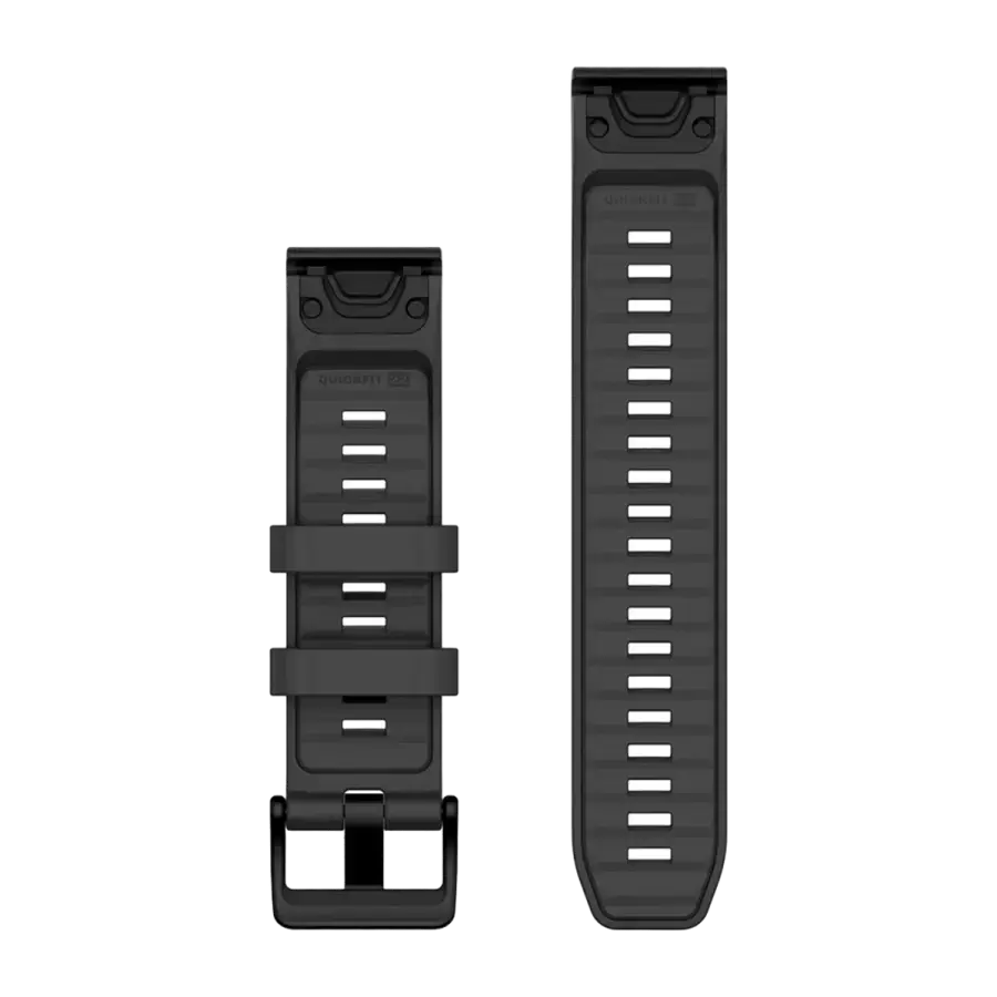 Ремешок Garmin QuickFit 22 Watch Bands Silicone - Graphite (010-13392-07)