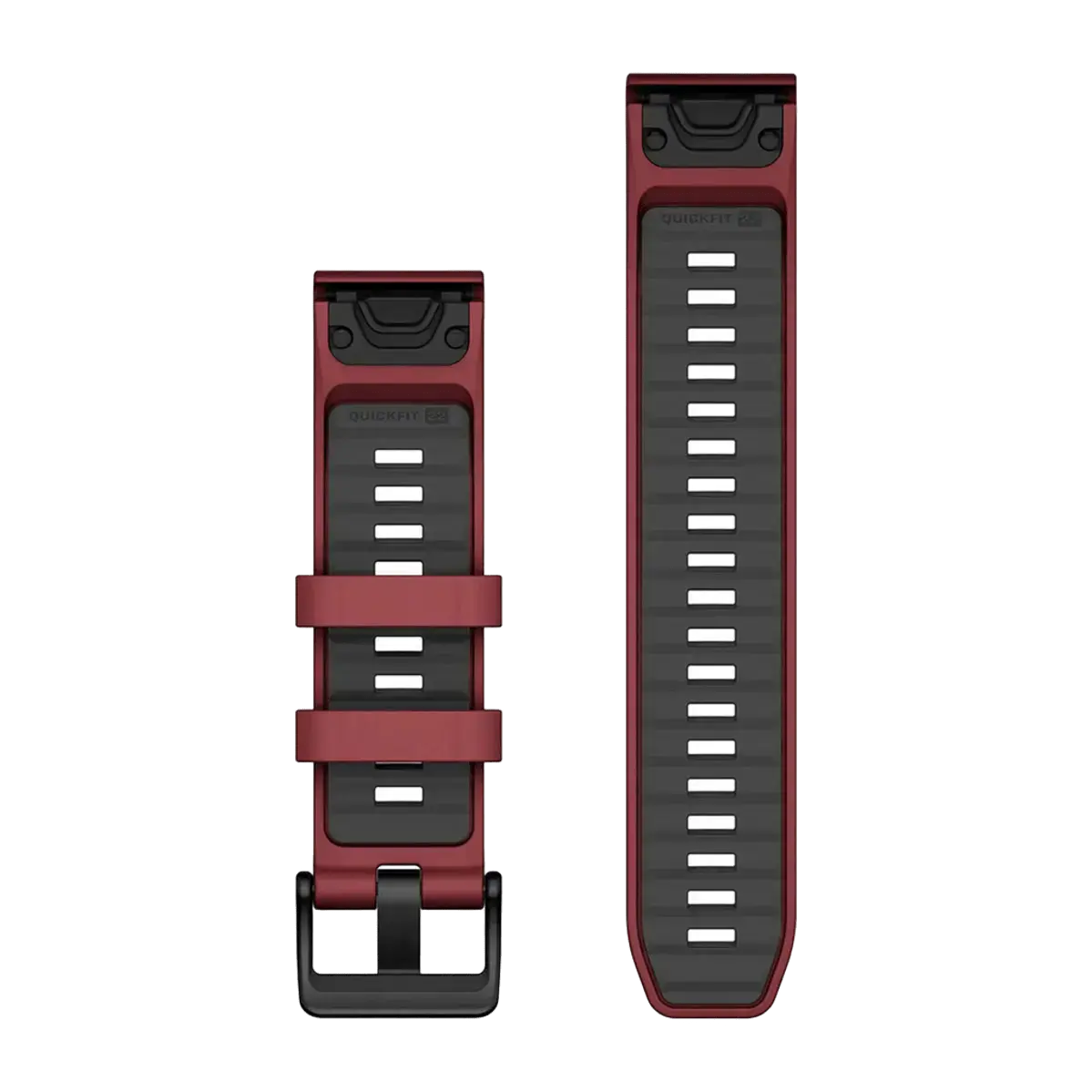 Ремінець Garmin QuickFit 22 Watch Bands Silicone - Marsala/Graphite (10-13392-06)