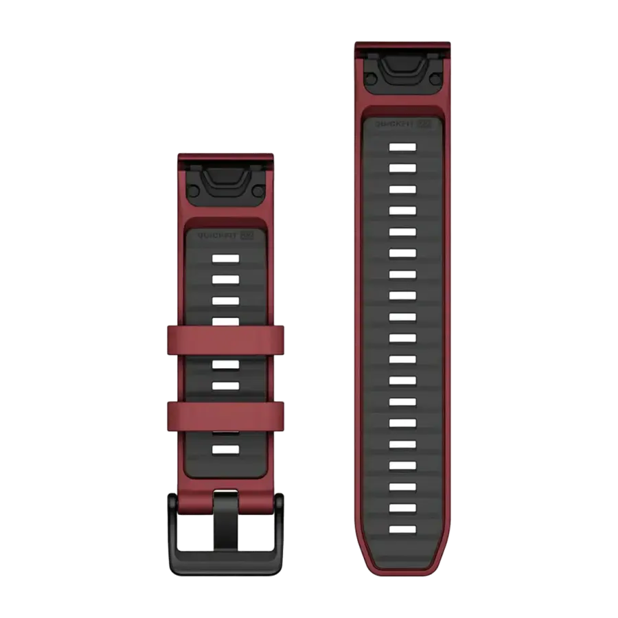 Ремінець Garmin QuickFit 22 Watch Bands Silicone - Marsala/Graphite (10-13392-06)