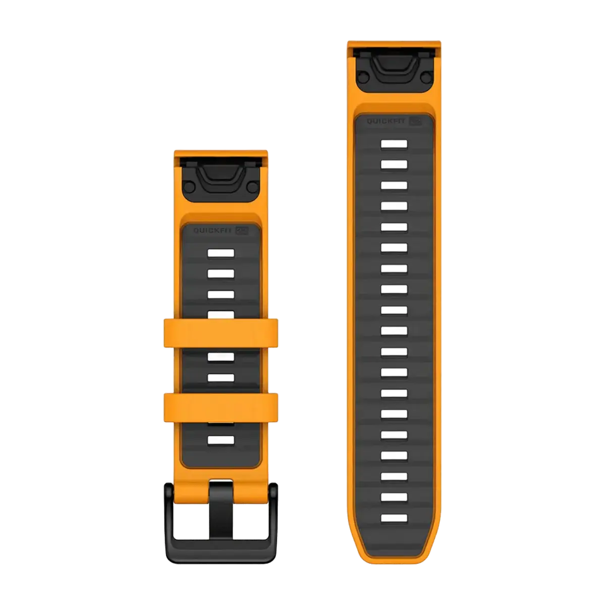 Ремінець Garmin QuickFit 22 Watch Bands Silicone - Spark Orange/Graphite (010-13392-01)