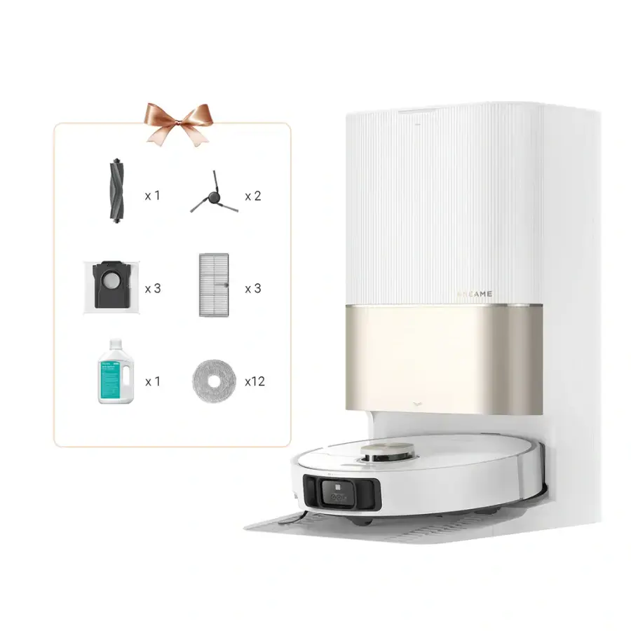 Робот-пылесос с влажной уборкой Dreame X40 Ultra Complete White (RLX63CE-2)