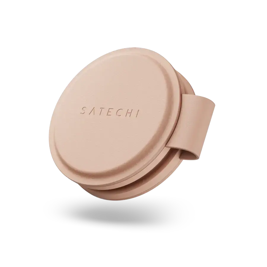 Складаний бездротовий зарядний пристрій Satechi OntheGo 2-in-1 Qi2 Charger - Desert Rose (ST-QTG21R)