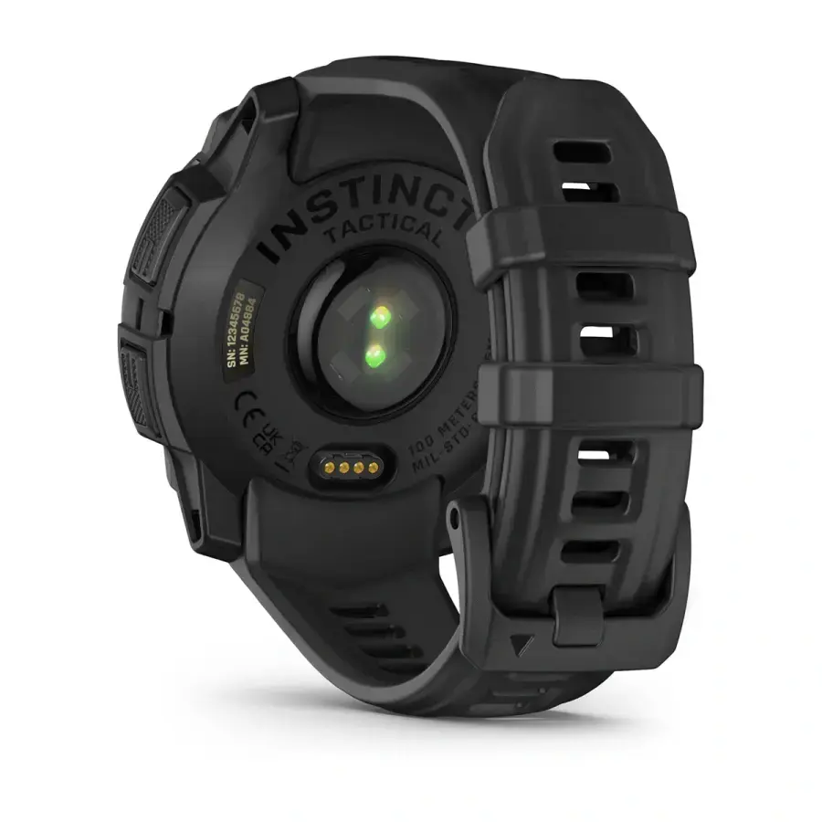 Смарт-годинник Garmin Instinct 3 45mm Solar Tactical Edition Black with Black Band (010-02934-50)