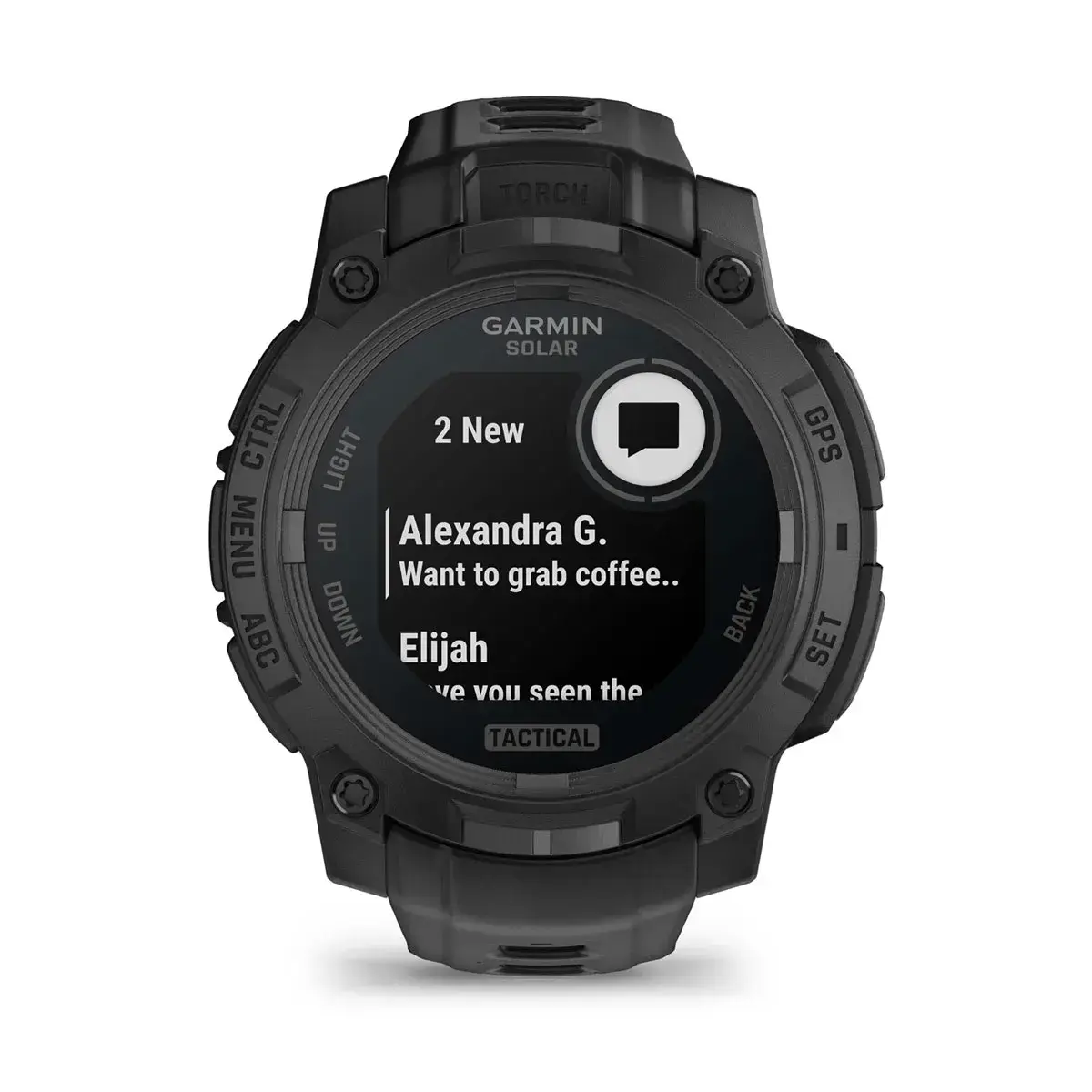 Смарт-годинник Garmin Instinct 3 45mm Solar Tactical Edition Black with Black Band (010-02934-50)