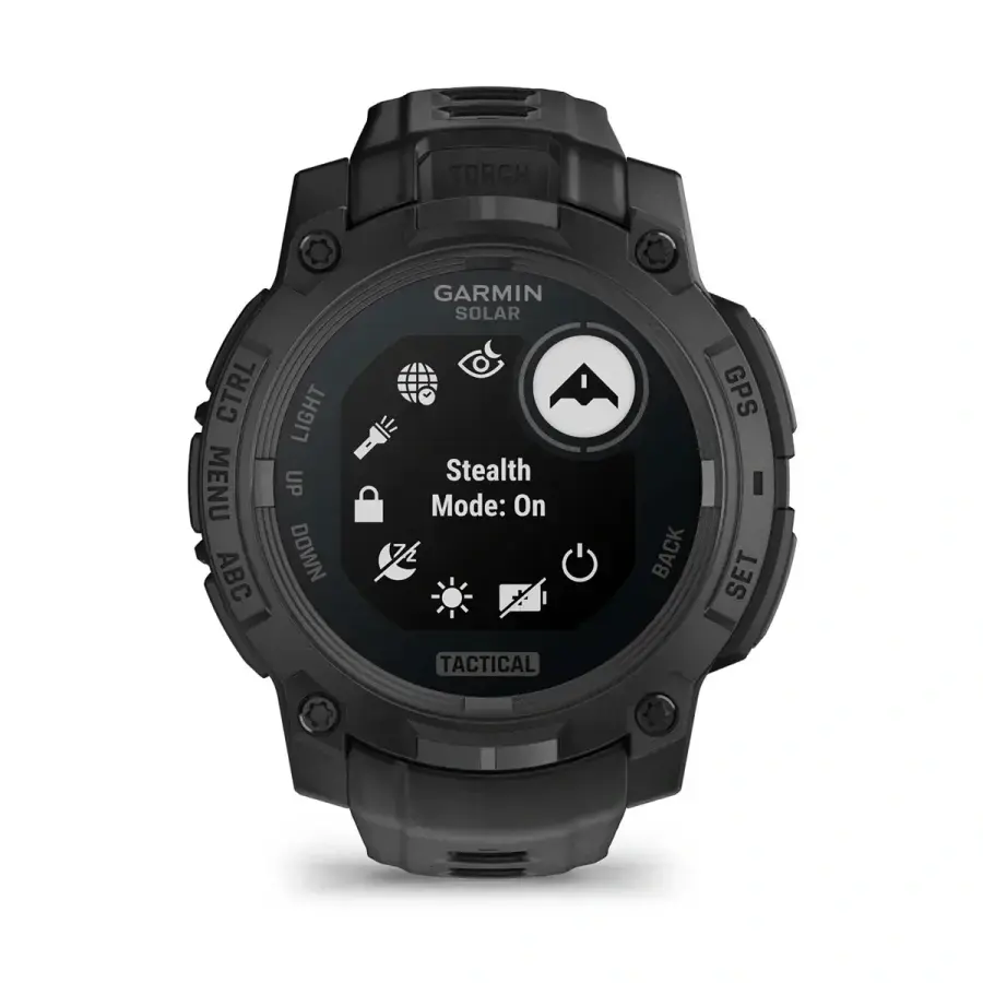 Смарт-годинник Garmin Instinct 3 45mm Solar Tactical Edition Black with Black Band (010-02934-50)