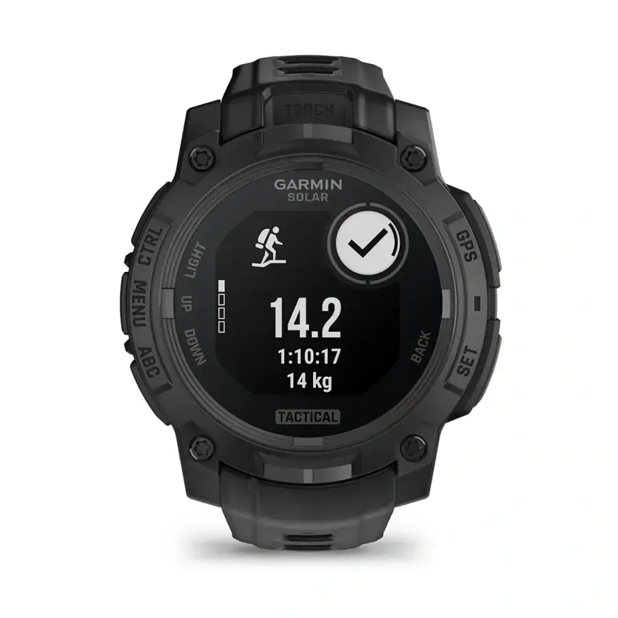 Смарт-годинник Garmin Instinct 3 45mm Solar Tactical Edition Black with Black Band (010-02934-50)