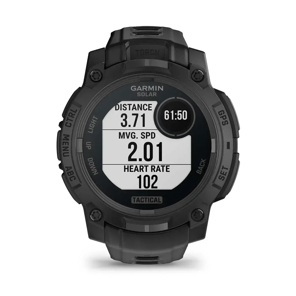Смарт-годинник Garmin Instinct 3 45mm Solar Tactical Edition Black with Black Band (010-02934-50)
