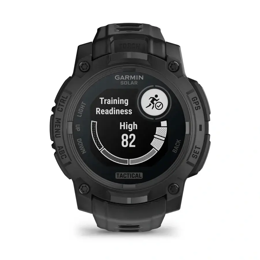 Смарт-годинник Garmin Instinct 3 45mm Solar Tactical Edition Black with Black Band (010-02934-50)