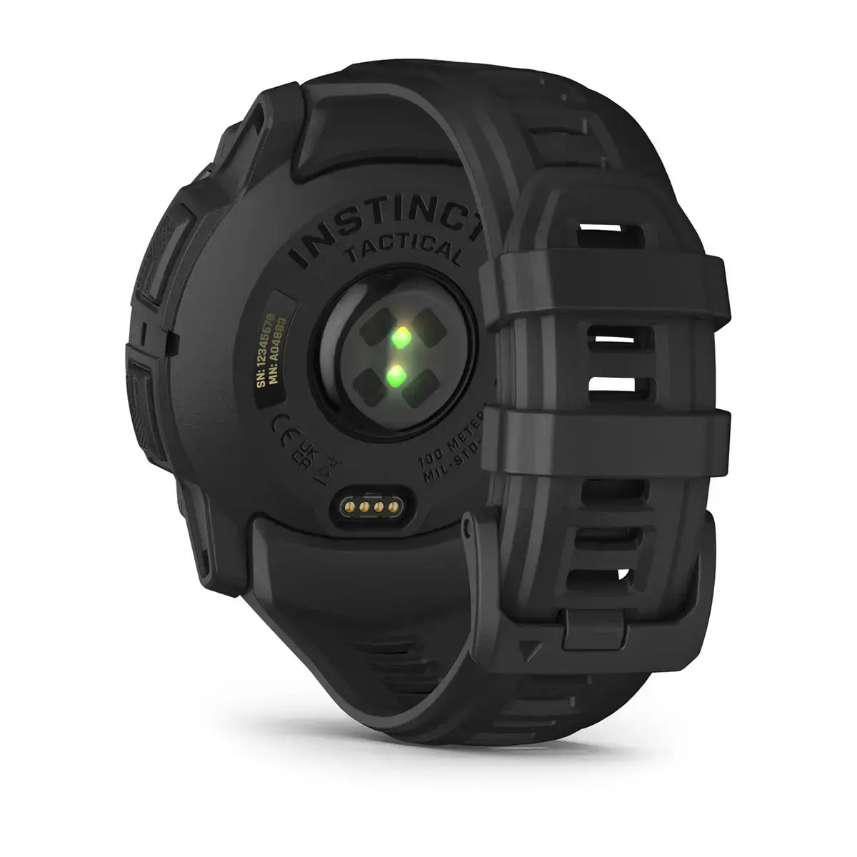 Смарт-часы Garmin Instinct 3 50mm AMOLED Tactical Edition Black with Black Band (010-03020-50)