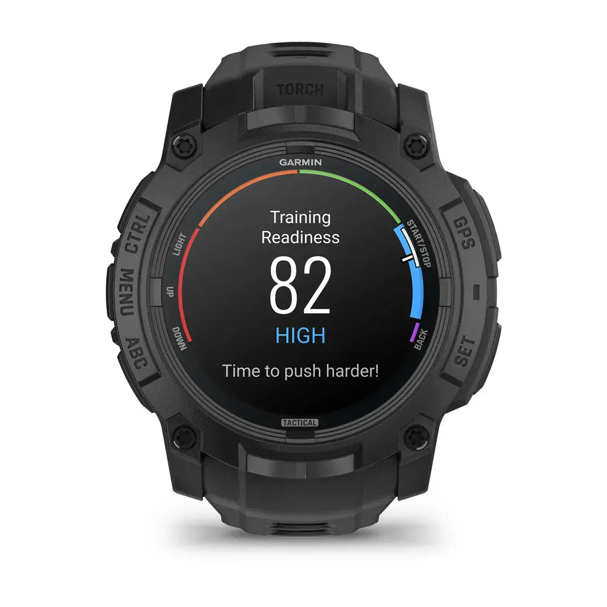 Смарт-часы Garmin Instinct 3 50mm AMOLED Tactical Edition Black with Black Band (010-03020-50)