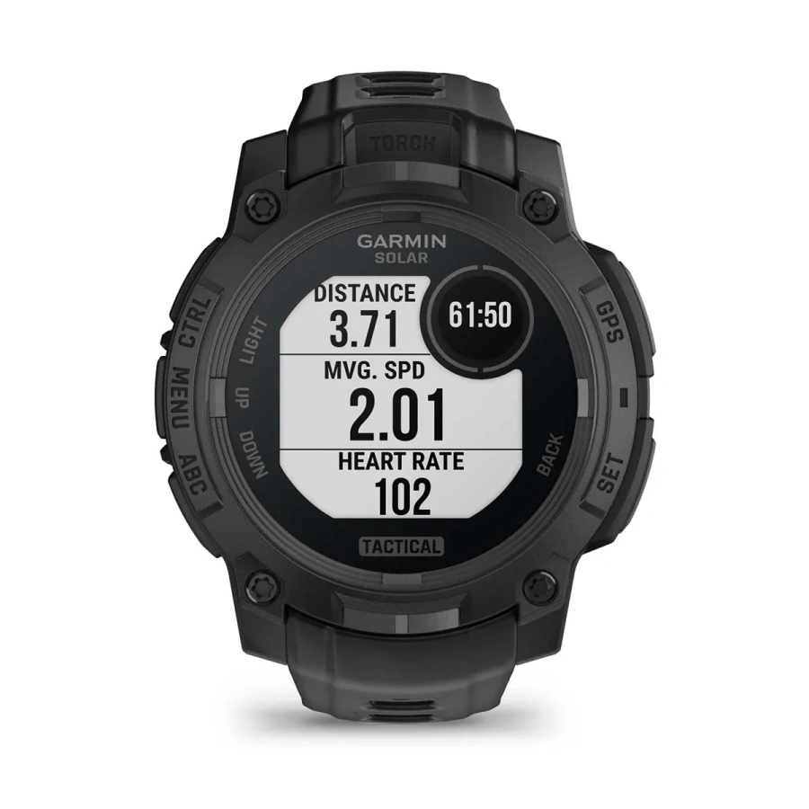 Смарт-годинник Garmin Instinct 3 50mm Solar Tactical Edition Black with Black Band (010-02935-50)