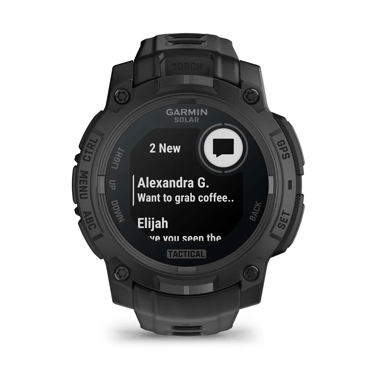 Смарт-часы Garmin Instinct 3 50mm Solar Tactical Edition Black with Black Band (010-02935-50)