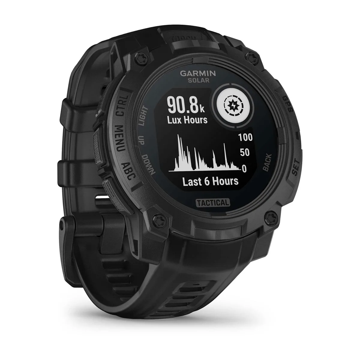 Смарт-часы Garmin Instinct 3 50mm Solar Tactical Edition Black with Black Band (010-02935-50)