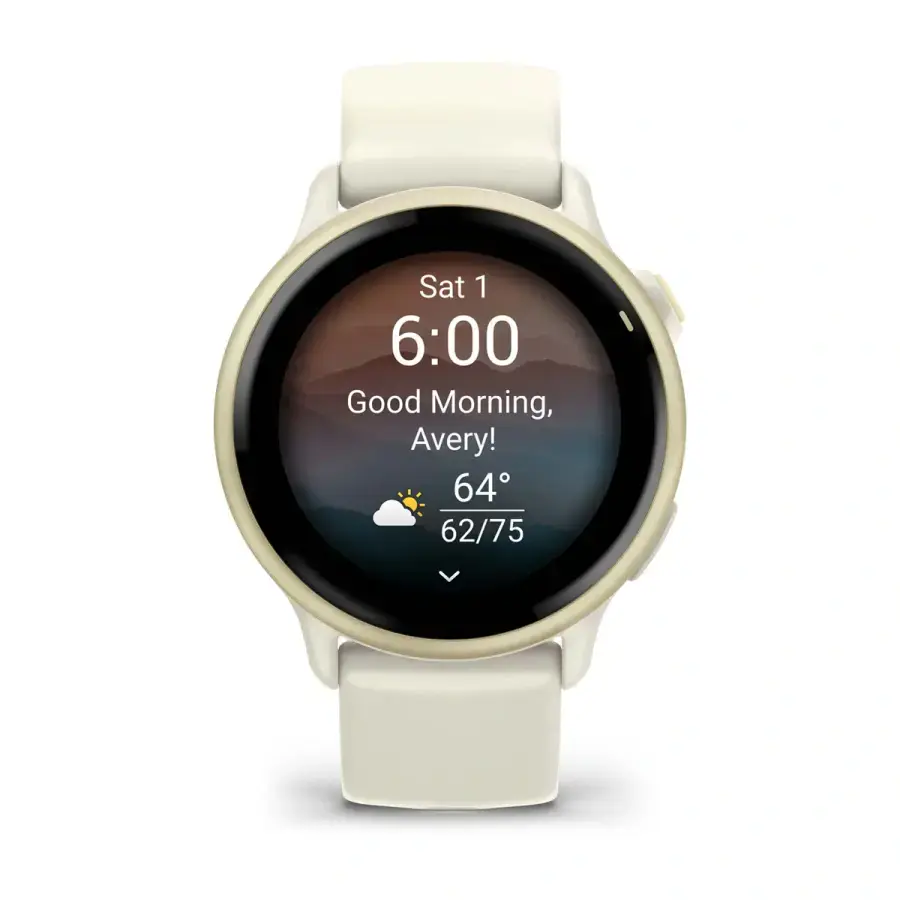 Смарт-годинник Garmin Vivoactive 6 Lunar Gold with Bone Band (010-02985-01)