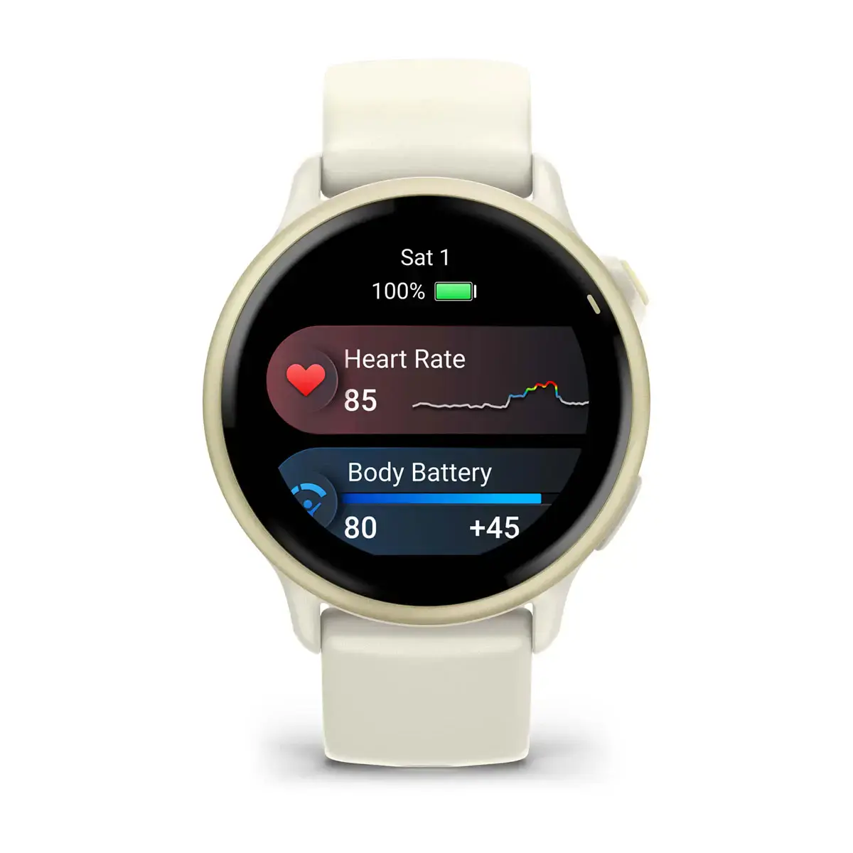 Смарт-годинник Garmin Vivoactive 6 Lunar Gold with Bone Band (010-02985-01)