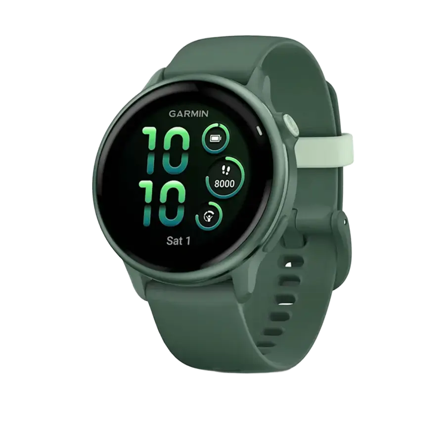 Смарт-годинник Garmin Vivoactive 6 Metallic Jasper Green with Jasper Green Band (010-02985-02)