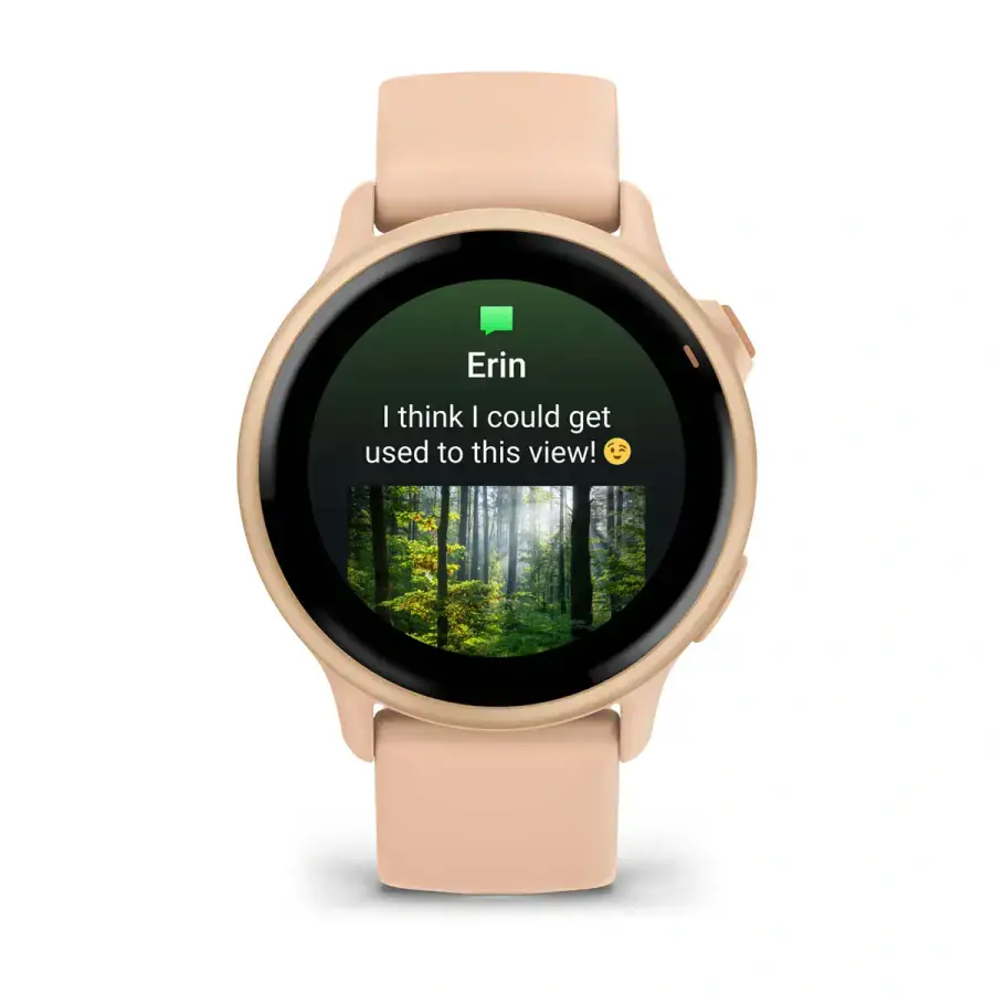 Смарт-годинник Garmin Vivoactive 6 Metallic Metallic Pink Dawn with Pink Dawn Band (010-02985-03)