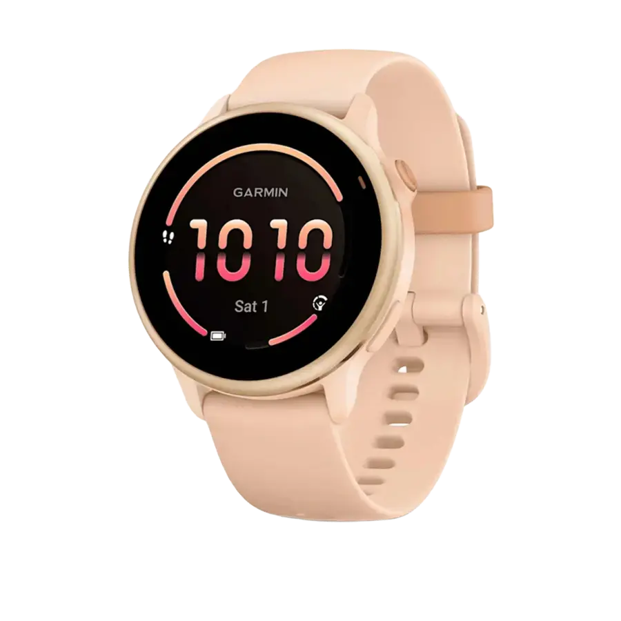 Смарт-годинник Garmin Vivoactive 6 Metallic Metallic Pink Dawn with Pink Dawn Band (010-02985-03)
