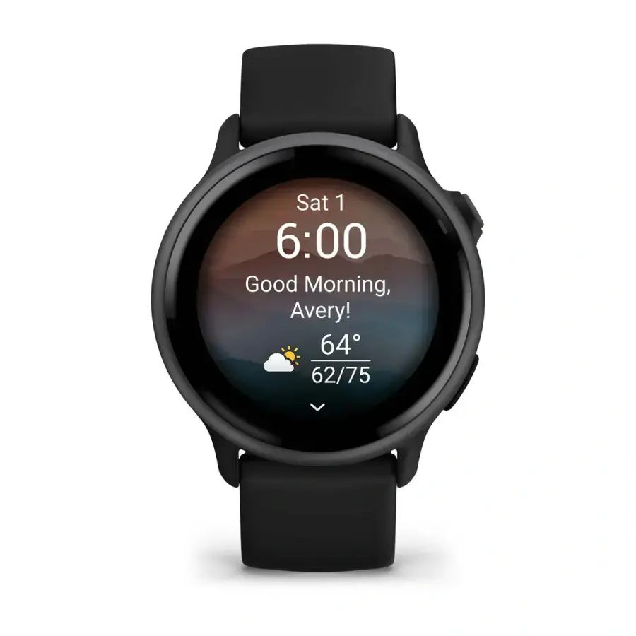 Смарт-годинник Garmin Vivoactive 6 Slate with Black Band (010-02985-00)