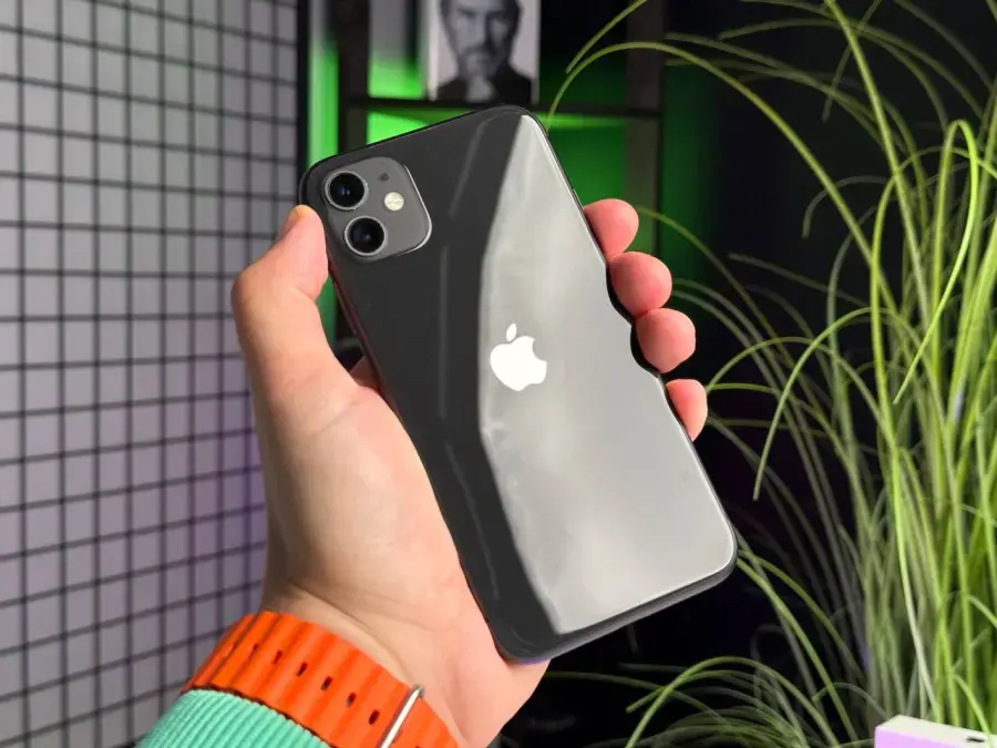 Б/У Apple iPhone 11 128GB Black (MHCX3, MHDH3) Slim Box - Состояние: хороший | Аккумулятор: 87% | Комплектация: полный | Гарантія: 3 мес.