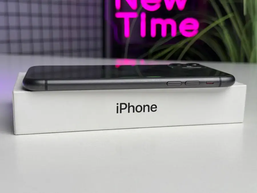 Б/У Apple iPhone 11 128GB Black (MHCX3, MHDH3) Slim Box - Состояние: хороший | Аккумулятор: 87% | Комплектация: полный | Гарантія: 3 мес.