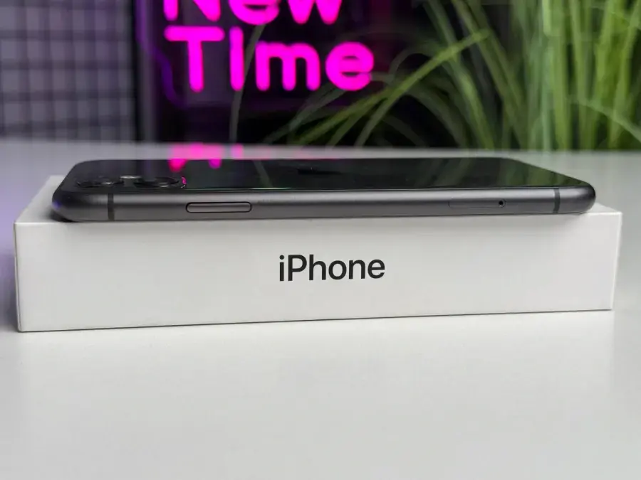 Б/У Apple iPhone 11 128GB Black (MHCX3, MHDH3) Slim Box - Состояние: хороший | Аккумулятор: 87% | Комплектация: полный | Гарантія: 3 мес.