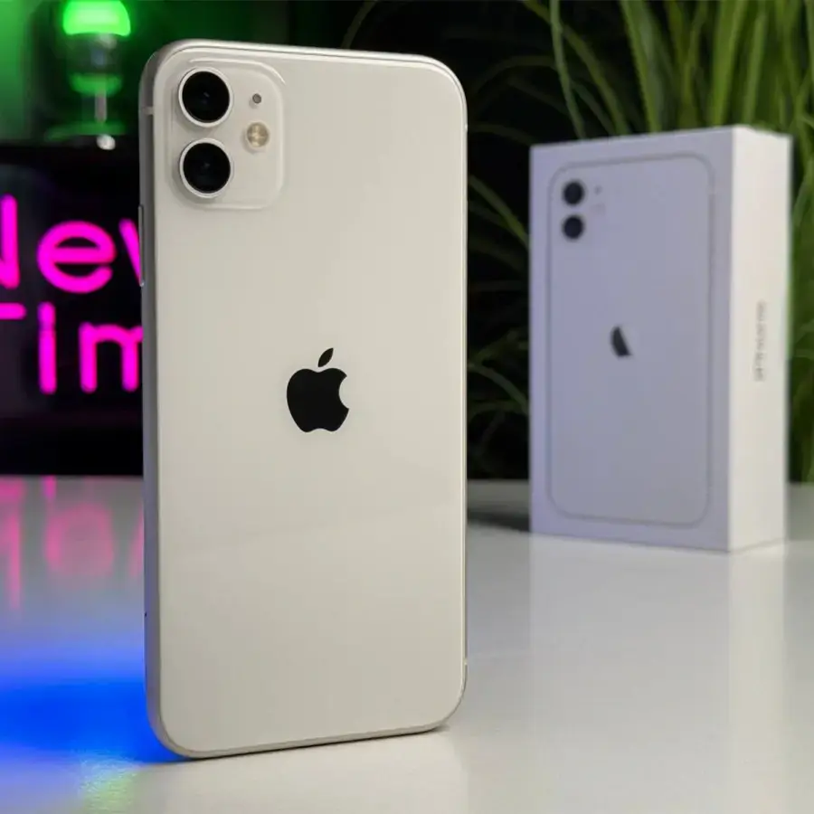 ВЖИВАНИЙ Apple iPhone 11 128GB White (MWLF2) Full Box - Стан: ідеальний | Акумулятор: 100% | Комплектація: повний | Гарантія: 1 міс.
