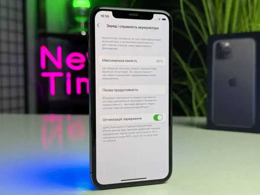 Б/У Apple iPhone 11 Pro 64GB Space Gray (MWC22) Active - Состояние: идеальный | Аккумулятор: 95% | Комплектация: полный | Гарантія: 1 мес.
